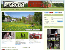 Tablet Screenshot of farmstayus.com